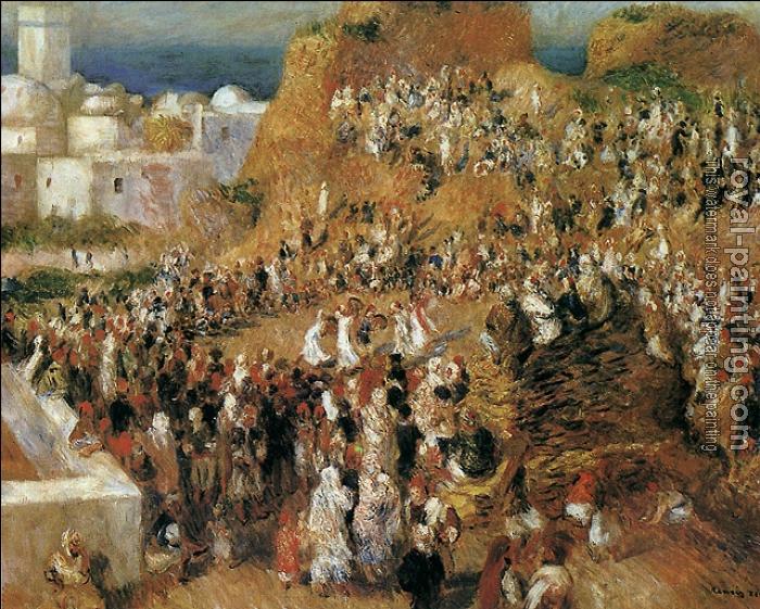 Pierre Auguste Renoir : The Mosque Arab Holiday (The Casbah)